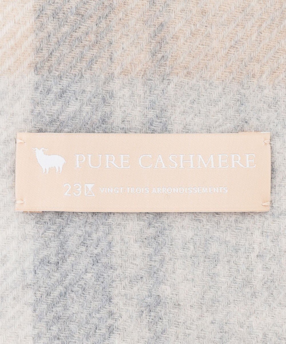 23区 【VERY掲載】カシミヤ チェック ストール 