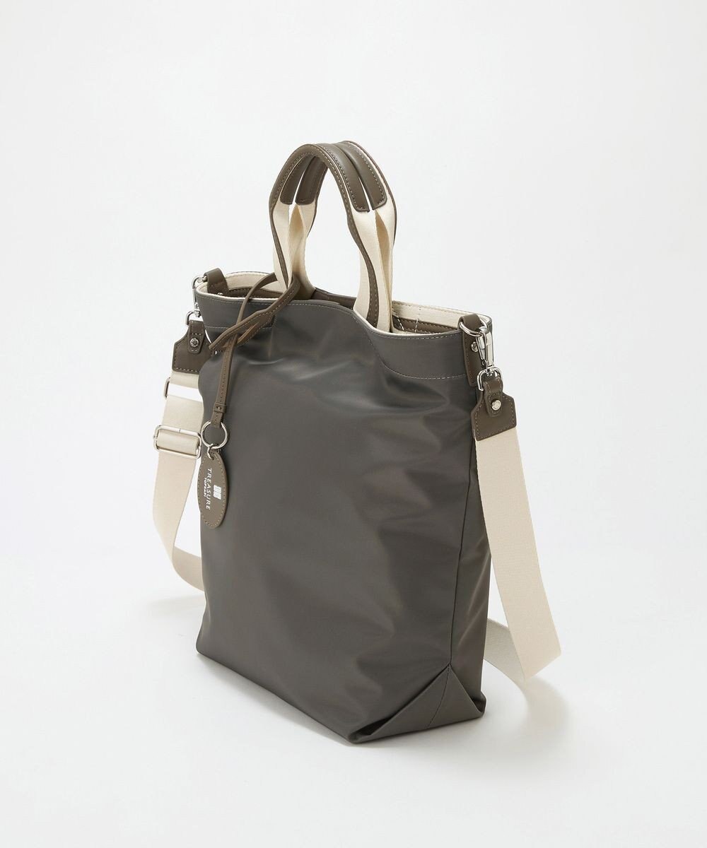 TOPKAPI 【TREASURE TOPKAPI】ストライプハンドル ナイロン 縦型 2way トートバッグ A4対応 