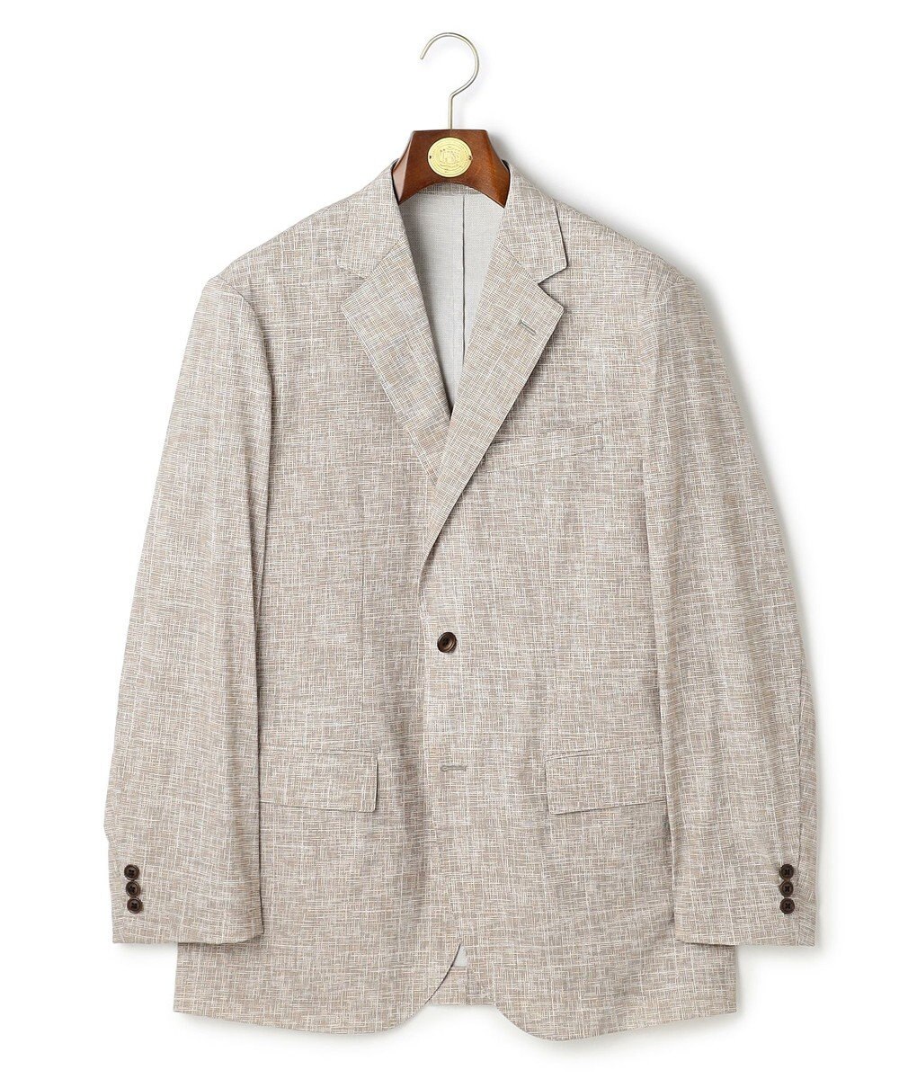 J.PRESS MEN 新色【MECHANICAL】【超軽量 / 清涼感 / 洗える】 ハイパワーストレッチ リネンルックジャケット_26年モデル 