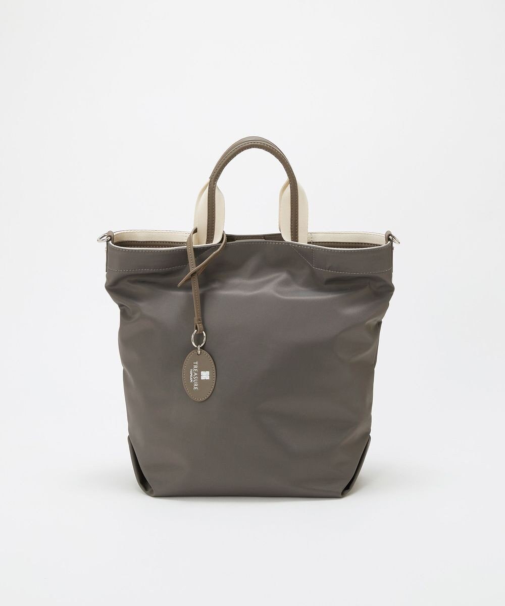 TOPKAPI 【TREASURE TOPKAPI】ストライプハンドル ナイロン 縦型 2way トートバッグ A4対応 