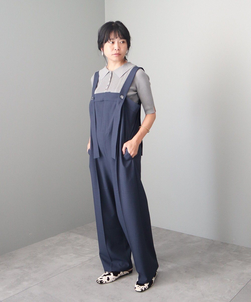 CRAFT STANDARD BOUTIQUE ワイドサロペットパンツ 