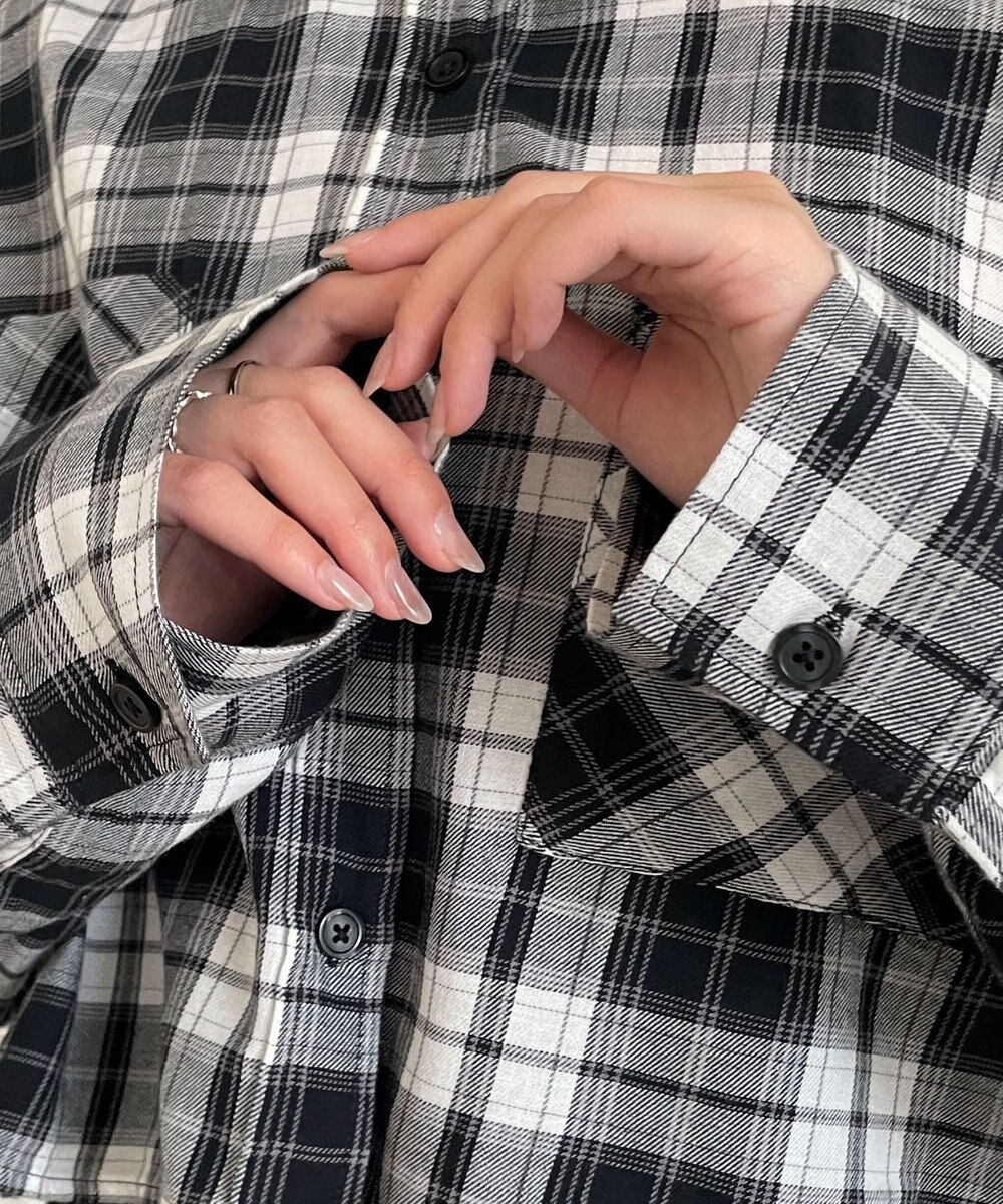 WEGO チェックショートシャツ 