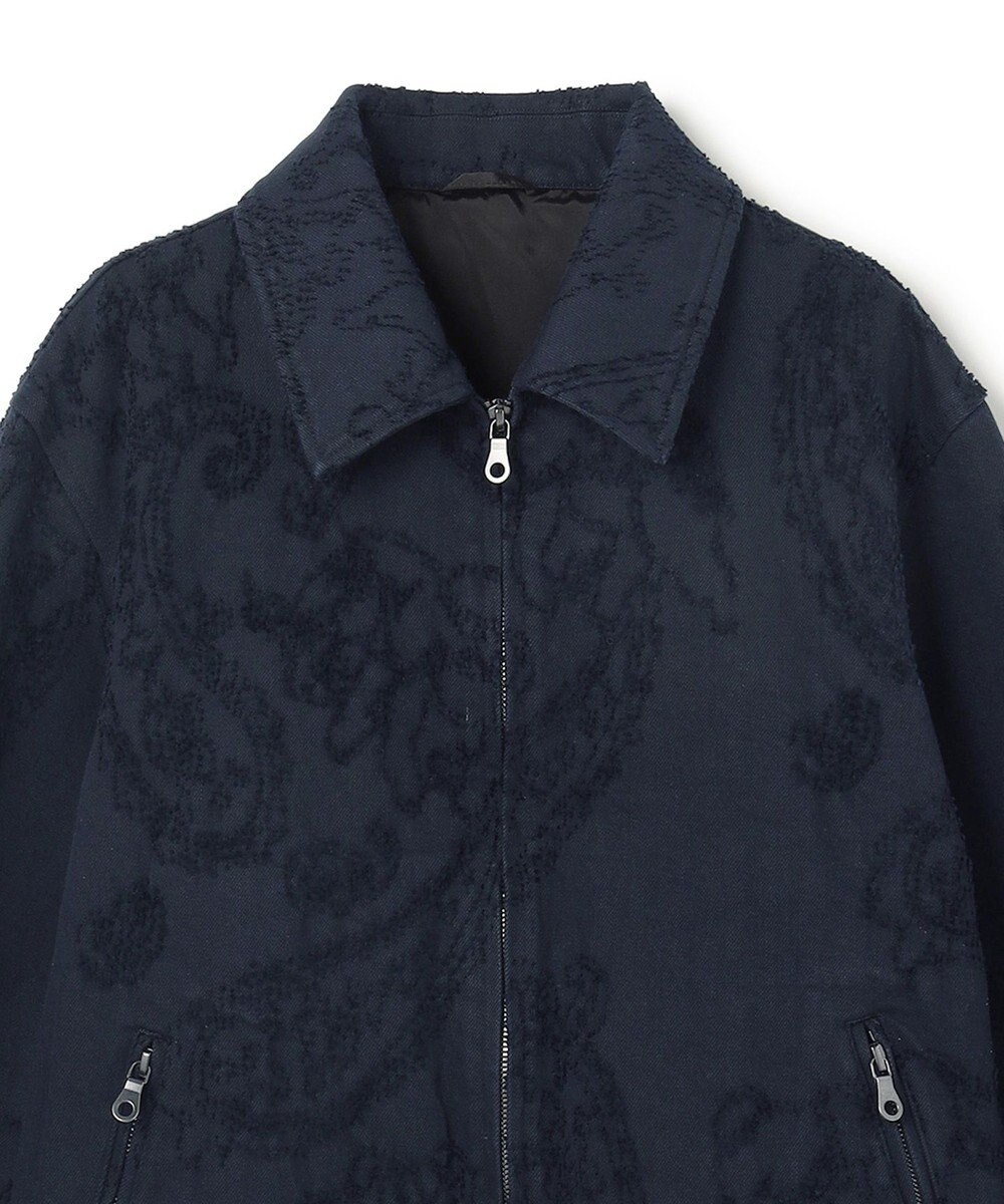 JOSEPH HOMME 【HIGH GRADE LINE】ワラカットエンブロイダリー　ジップアップブルゾン 