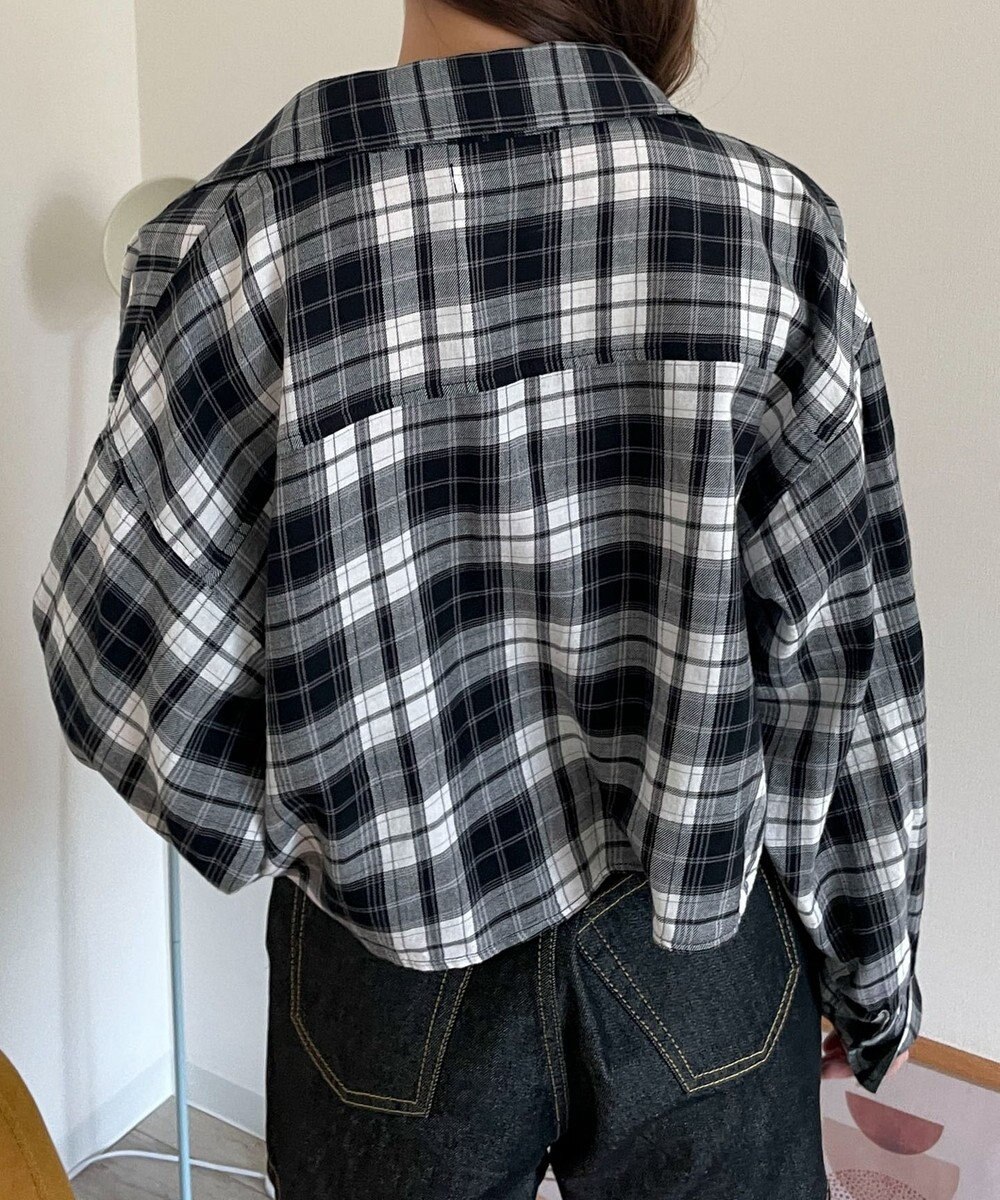 WEGO チェックショートシャツ 