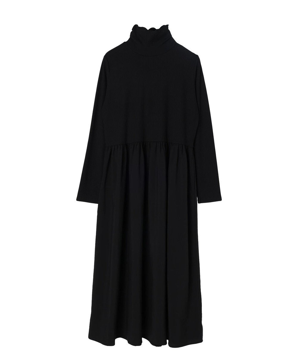 Green Parks ・ＳＵＧＡＲ　ＳＰＯＯＮ　ハイネックギャザーワンピース 