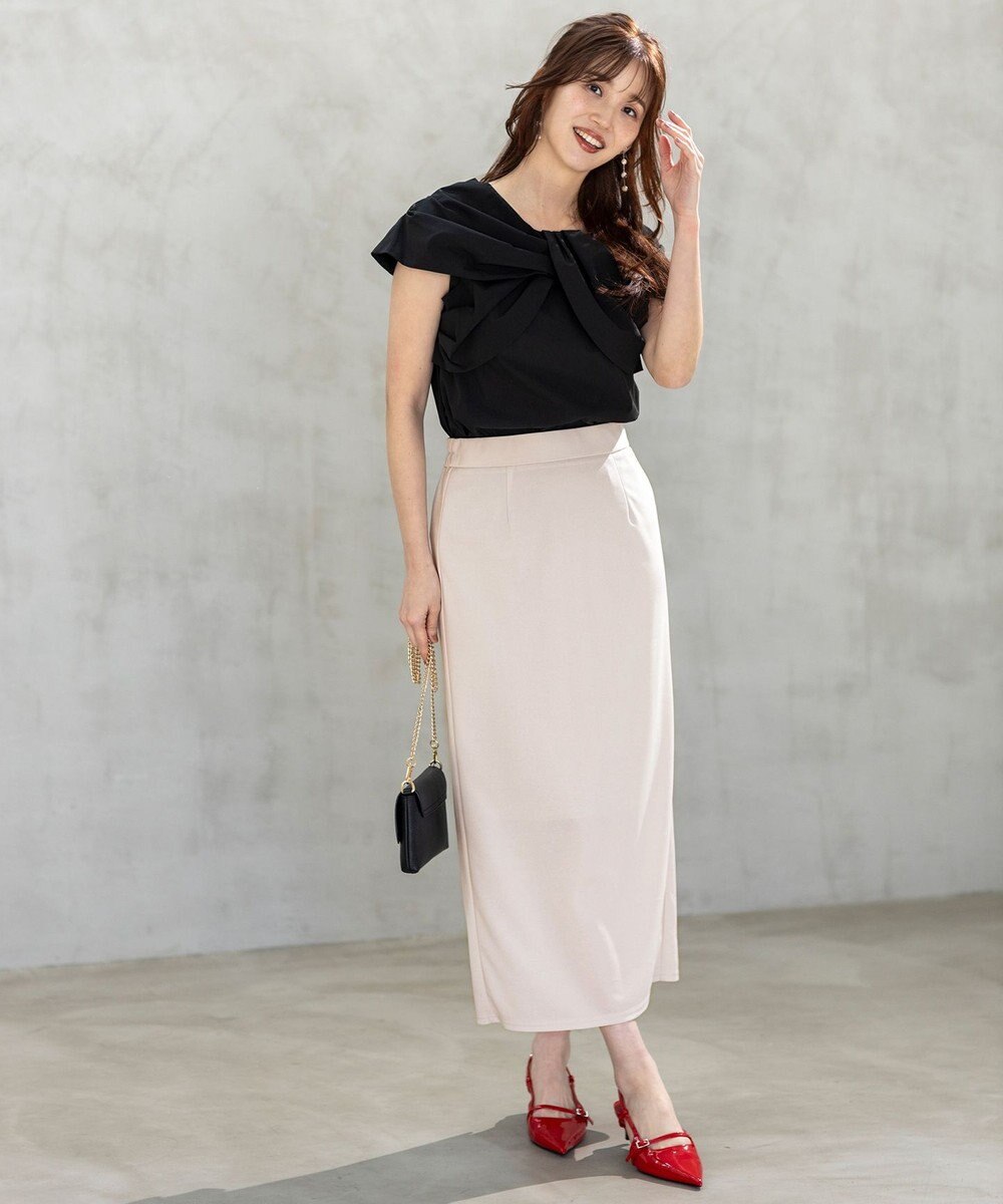 ANY SIS 【洗える】ツイストフロント ブラウス 