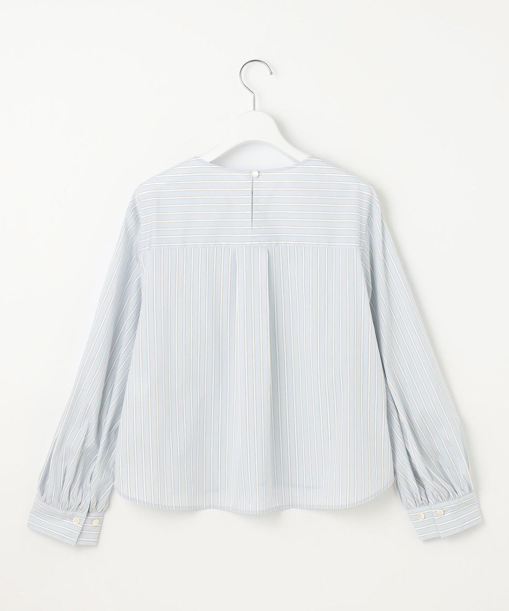 自由区 【洗える】SOMELOSクロップド丈 ブラウス 