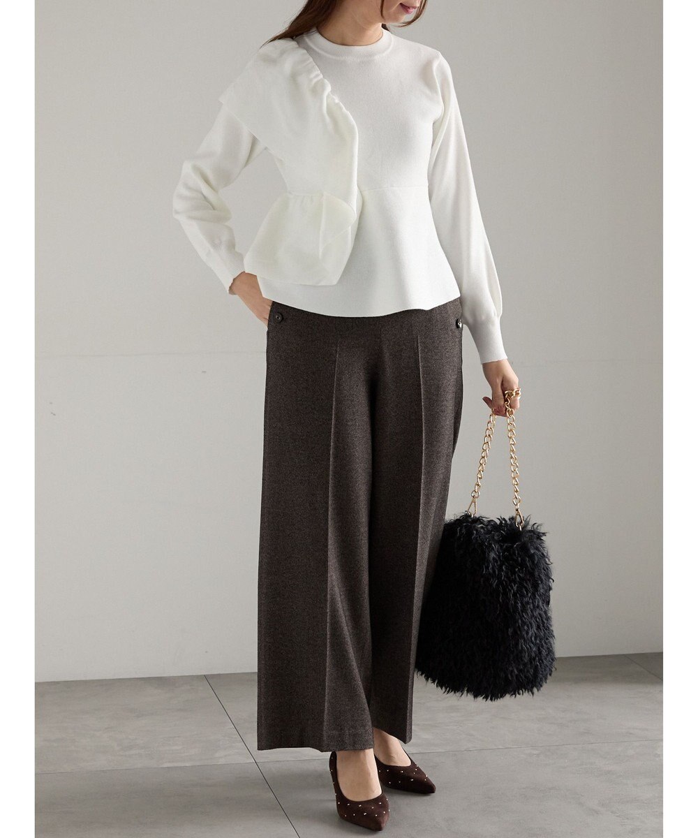 Te chichi アシンメトリーフリルニット《2025winter catalog item》 