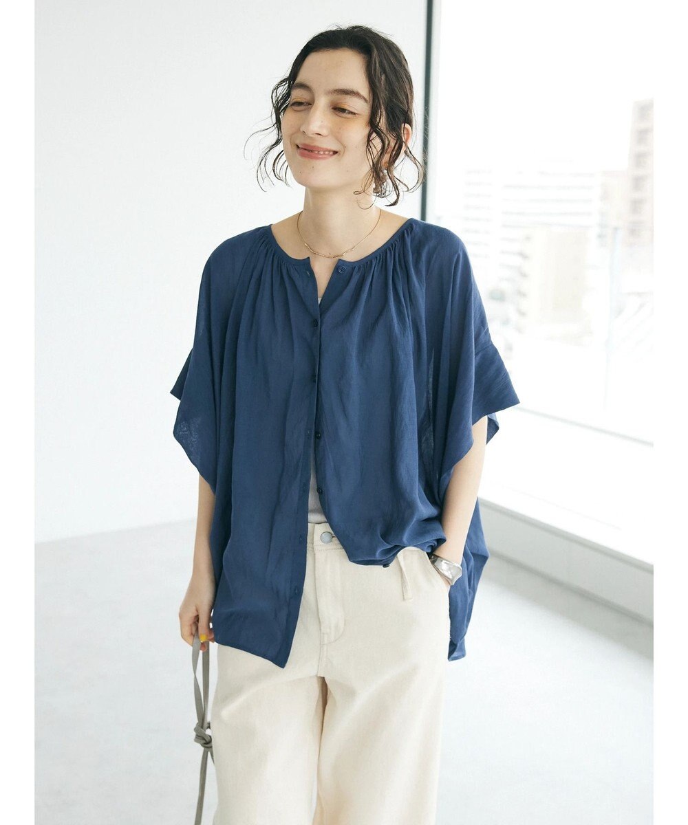 CRAFT STANDARD BOUTIQUE ウ゛ィンテージボイル２ＷＡＹタックブラウス 