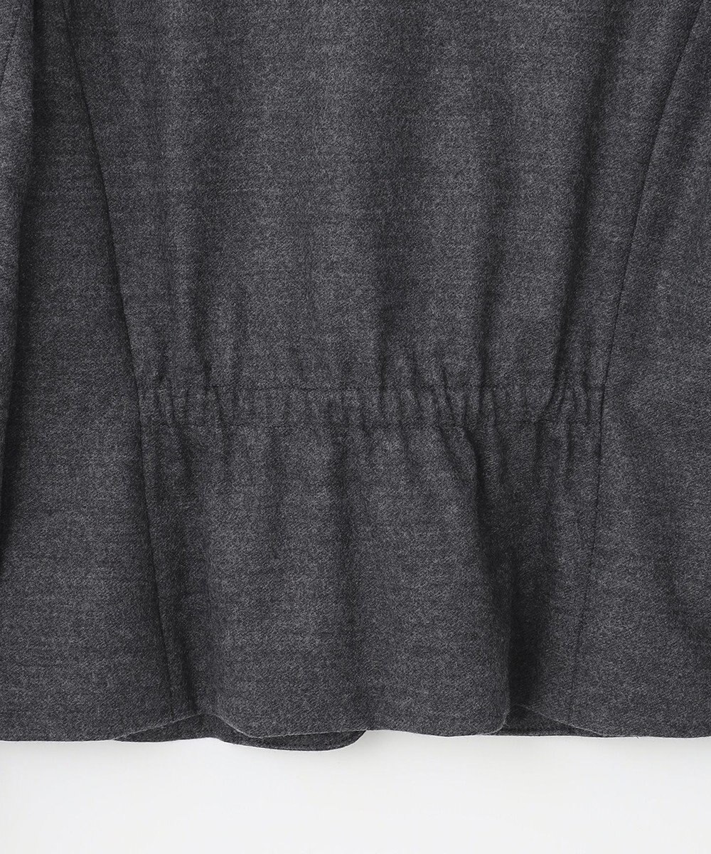 J.PRESS LADIES アクアレジェンドウールジャージー ノーカラー ジャケット 