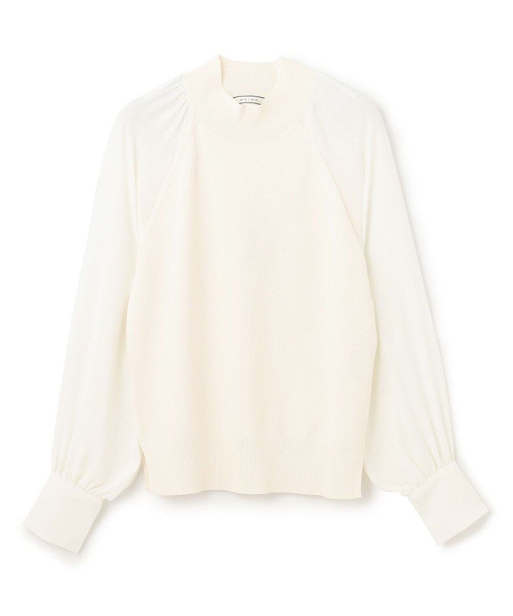 BEIGE， 【S-size】HOLLY / ドッキングニット 