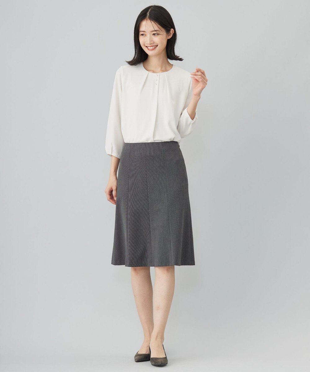 J.PRESS LADIES L ストレッチジョーゼット カットソー 