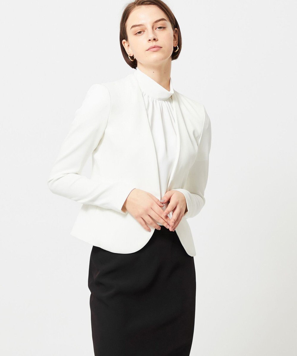 LUIZA / ノーカラージャケット / BEIGE, | ファッション通販 