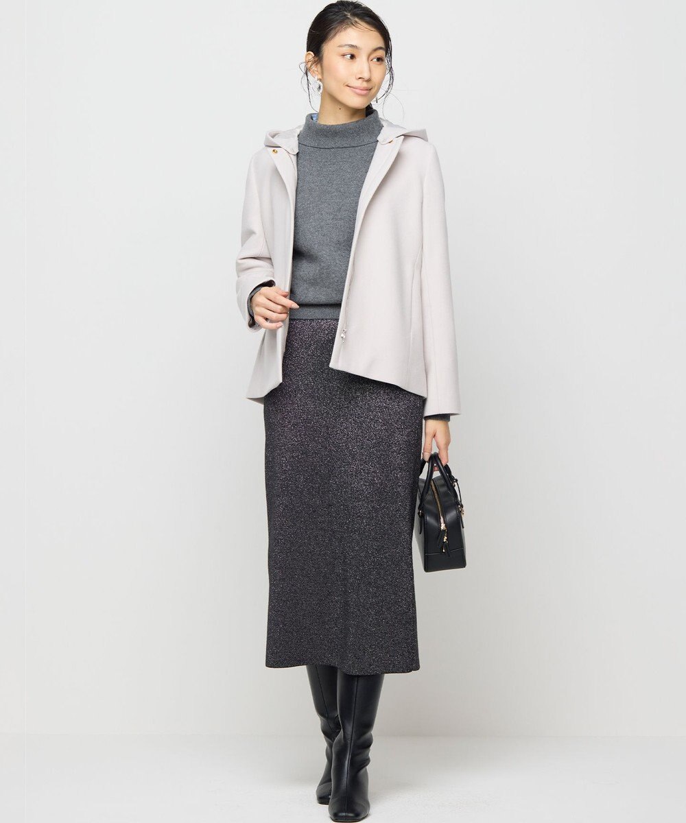 組曲 L 【2WAY】ウールモッサ ショートコート 