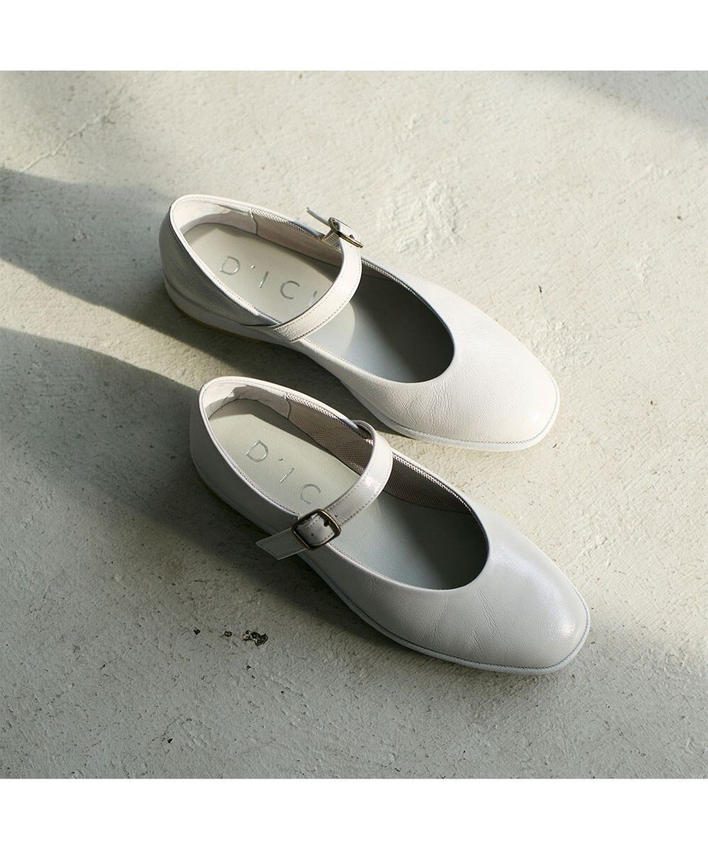 MODE ET JACOMO <D'ICI>ワンストラップローヒールパンプス 