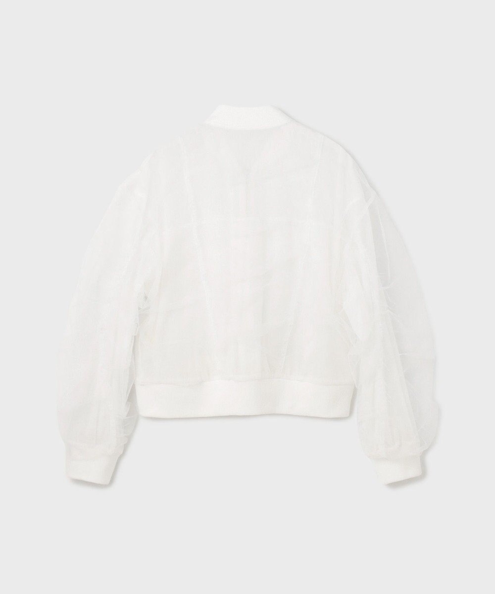 GRACE CONTINENTAL チュールギャザーブルゾン 