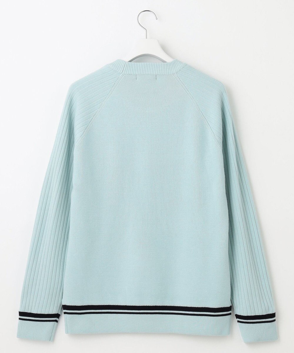 23区GOLF 裏地付きニットで温か【MEN】【蓄熱】ウールブレンド裏付 ニット 