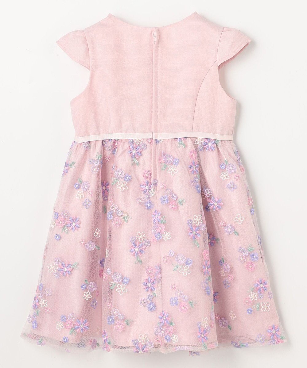 ANY KIDS 花柄刺繍ワンピース 