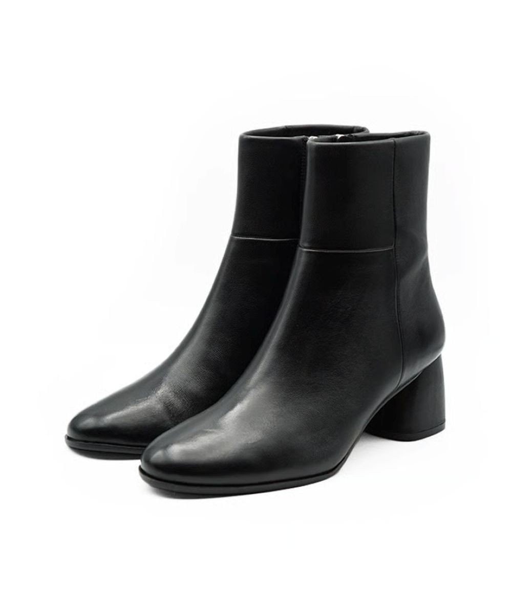 APOM 本革シープスキンサイドジップアンクルブーツ 60 