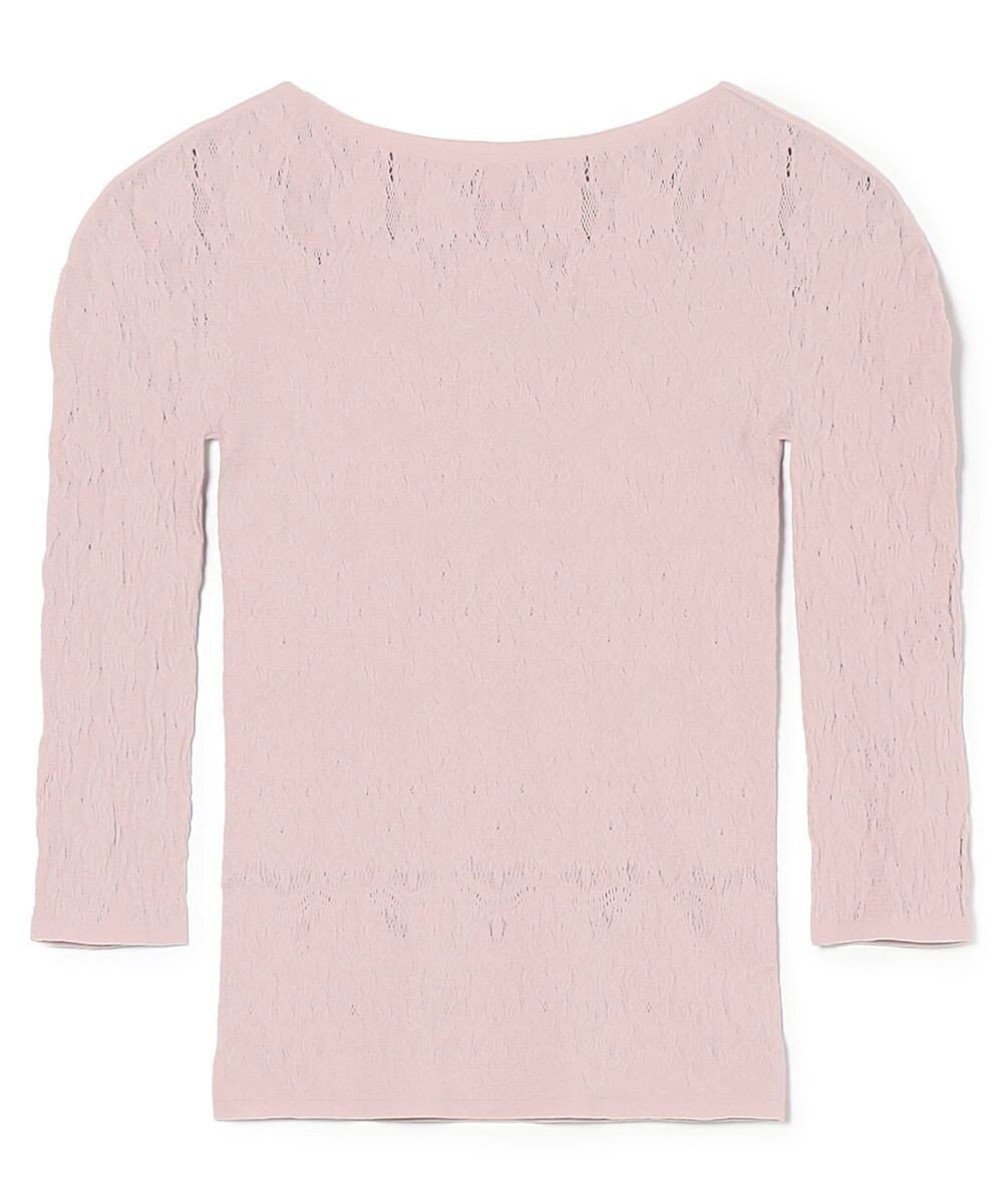 Chacott レーシーフラワーニットトップ 