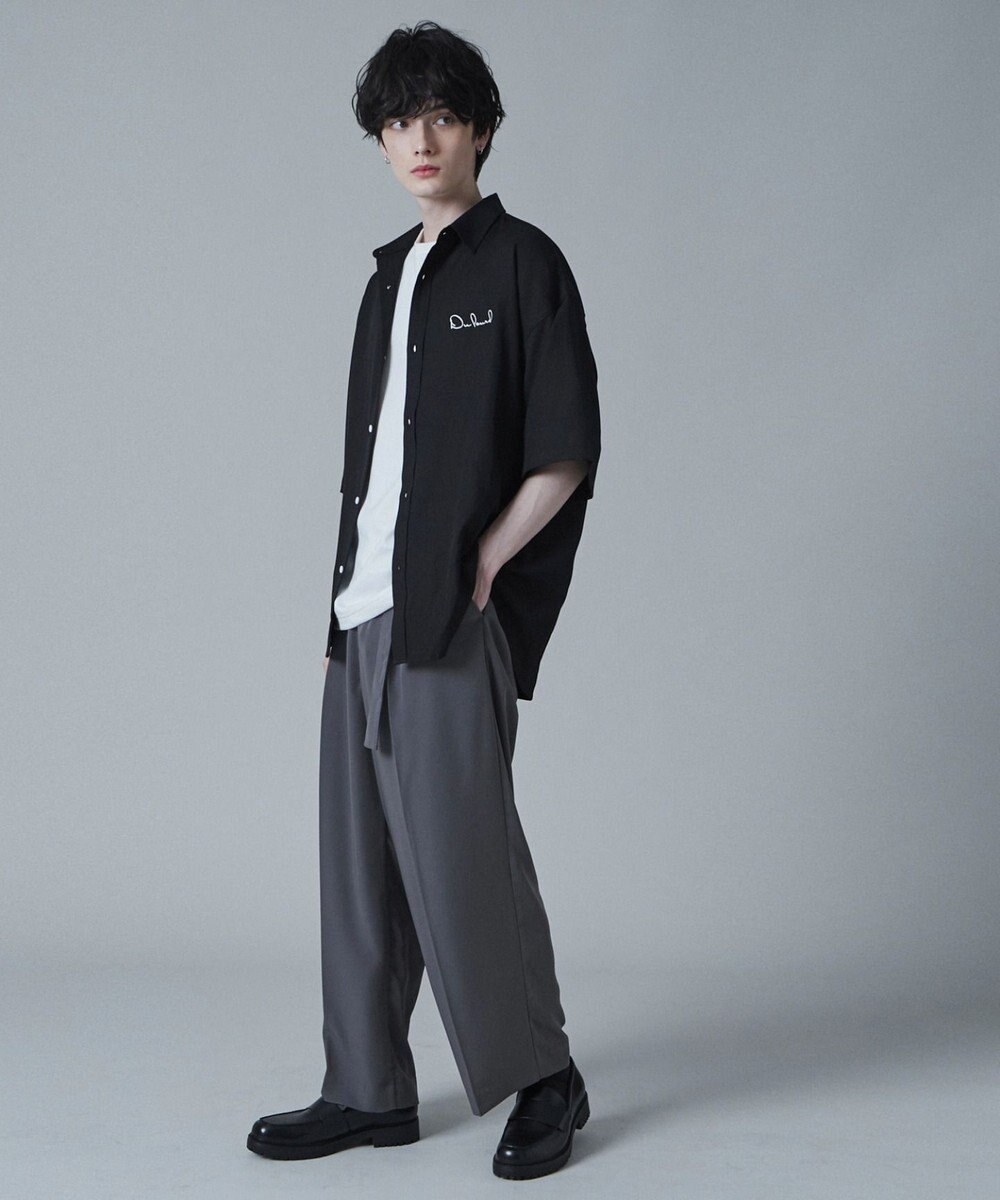 WEGO アムンゼンワンポイントBIGシャツ（S） 