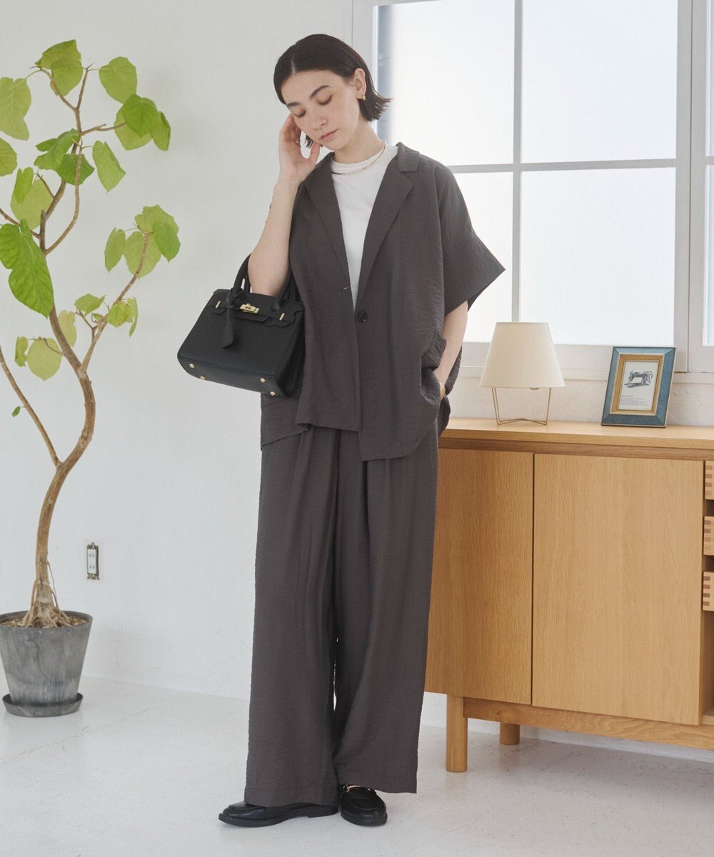 WEGO 【ANGIE VINTAGE】接触冷感半袖ジャケット 