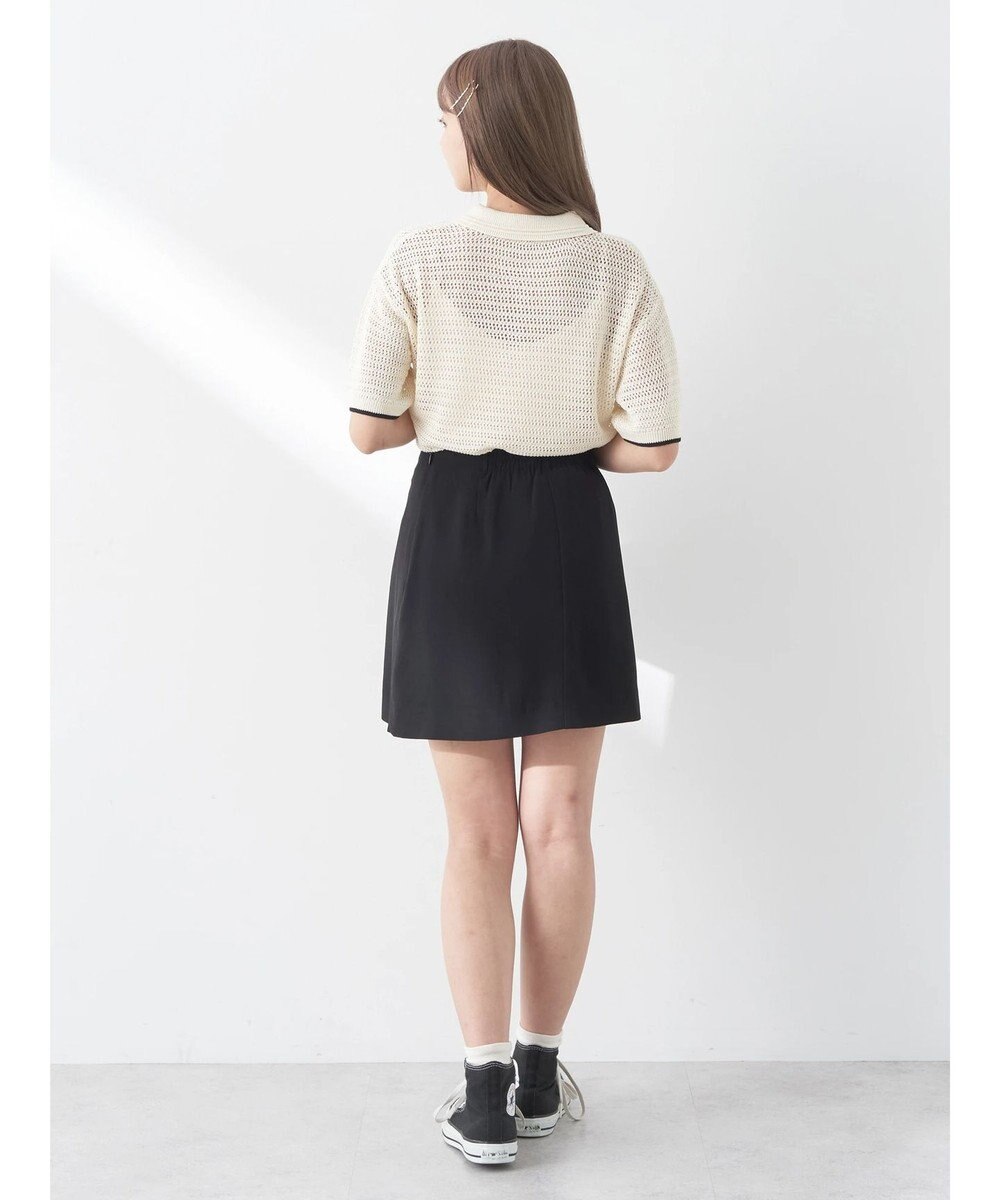 earth music&ecology ラインポロニットプルオーバー 