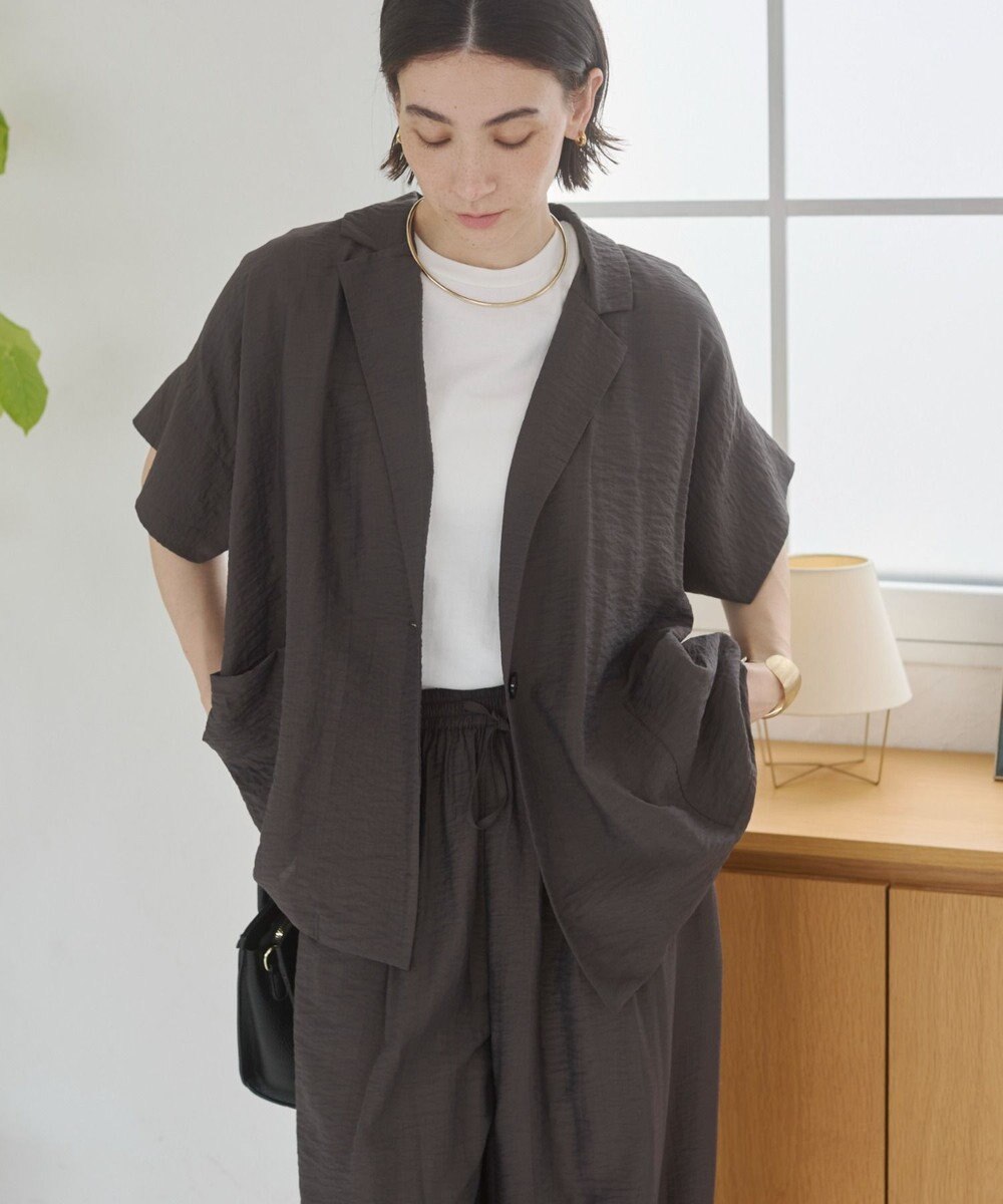 WEGO 【ANGIE VINTAGE】接触冷感半袖ジャケット 