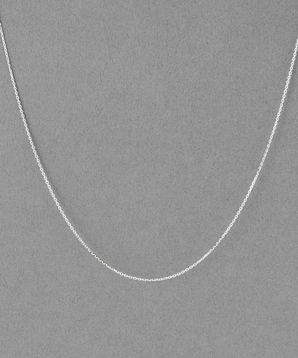 Phoebe 【SV925】シルキーシャインオーバルチェーンネックレス 