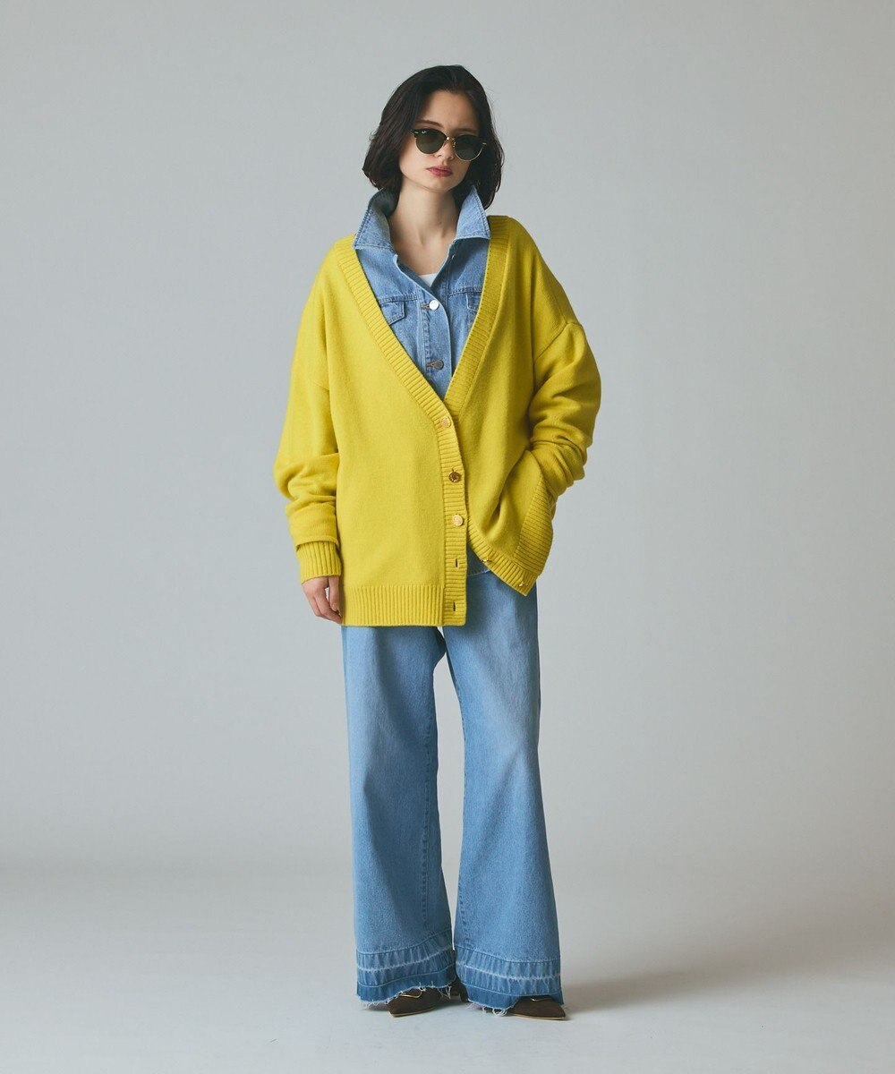 GRACE CONTINENTAL コンビデニムイージーパンツ 