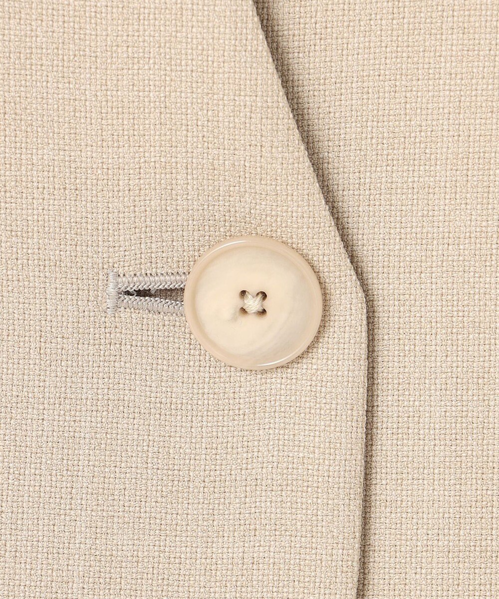 自由区 S リラックスバスケットノーカラー ジレ 