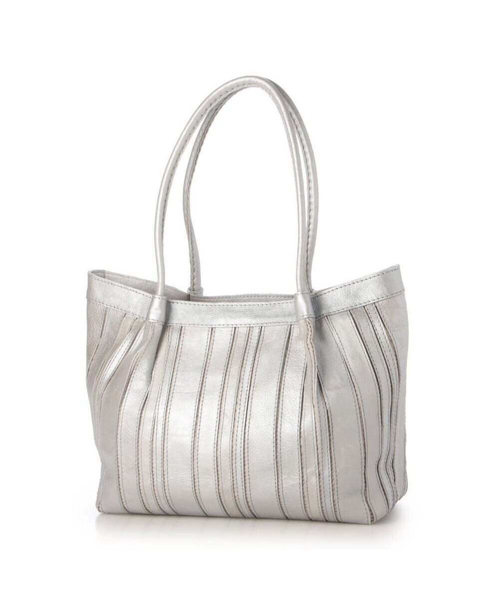 UNBILLION ピークスピーク PEAKS PEAK / ソフトレザーマルチストライプトート 