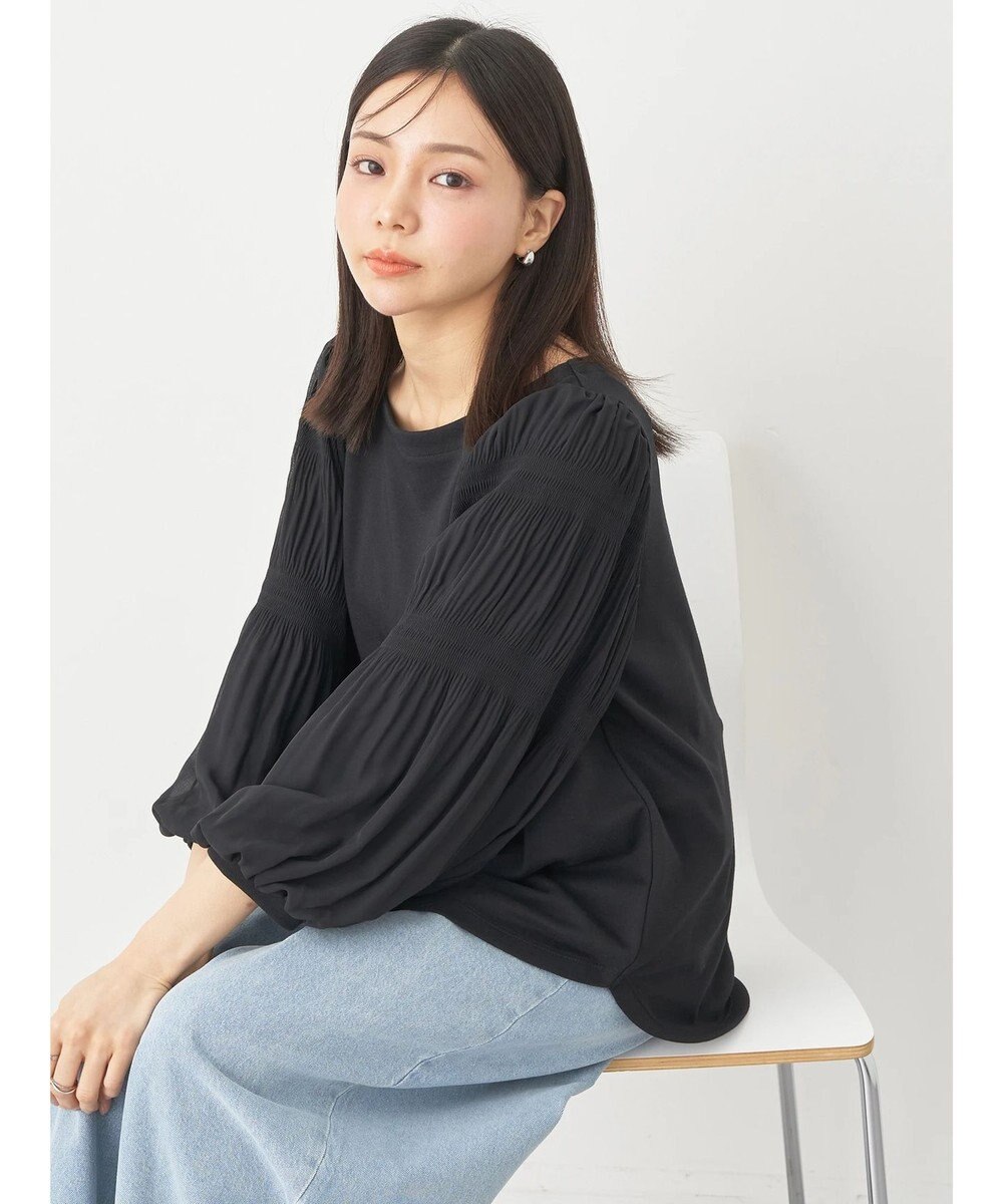 earth music&ecology マジョリカプリーツプルオーバー 