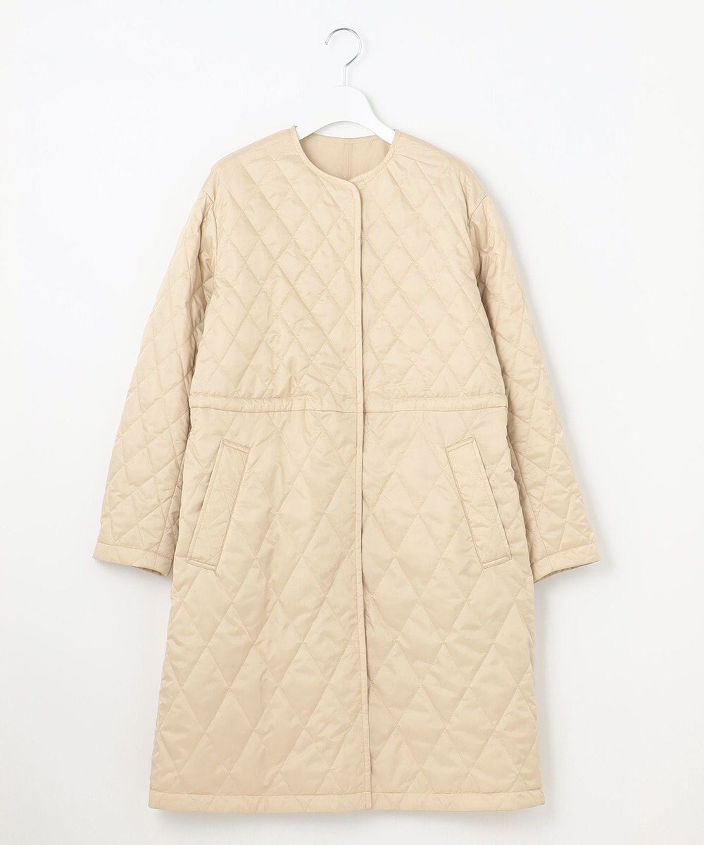 自由区 【洗える/リバーシブル】ブライトキルト リバーシブルコート 