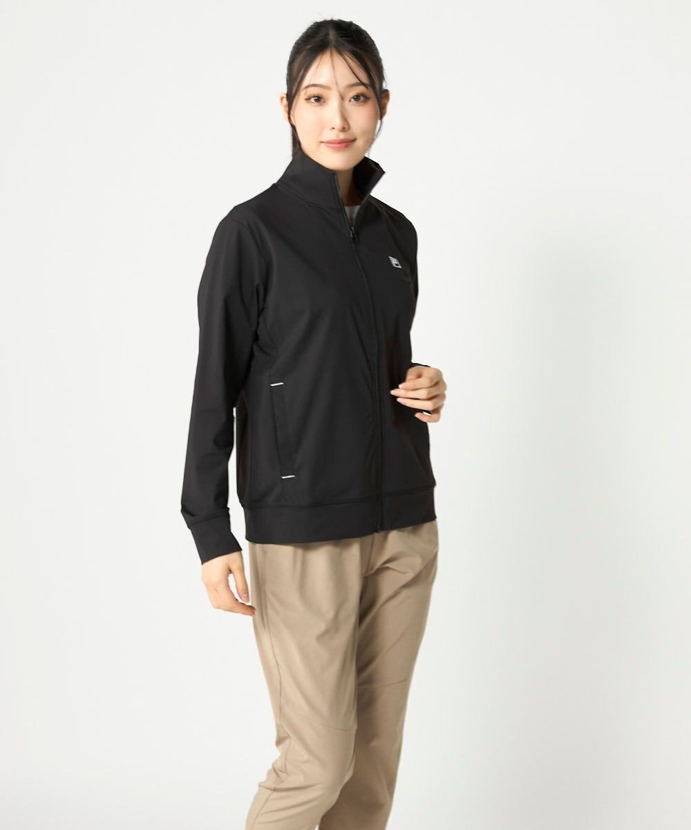 FILA GOLF／marie claire 【FILA GOLF】スタンドカラーフルジップブルゾン 