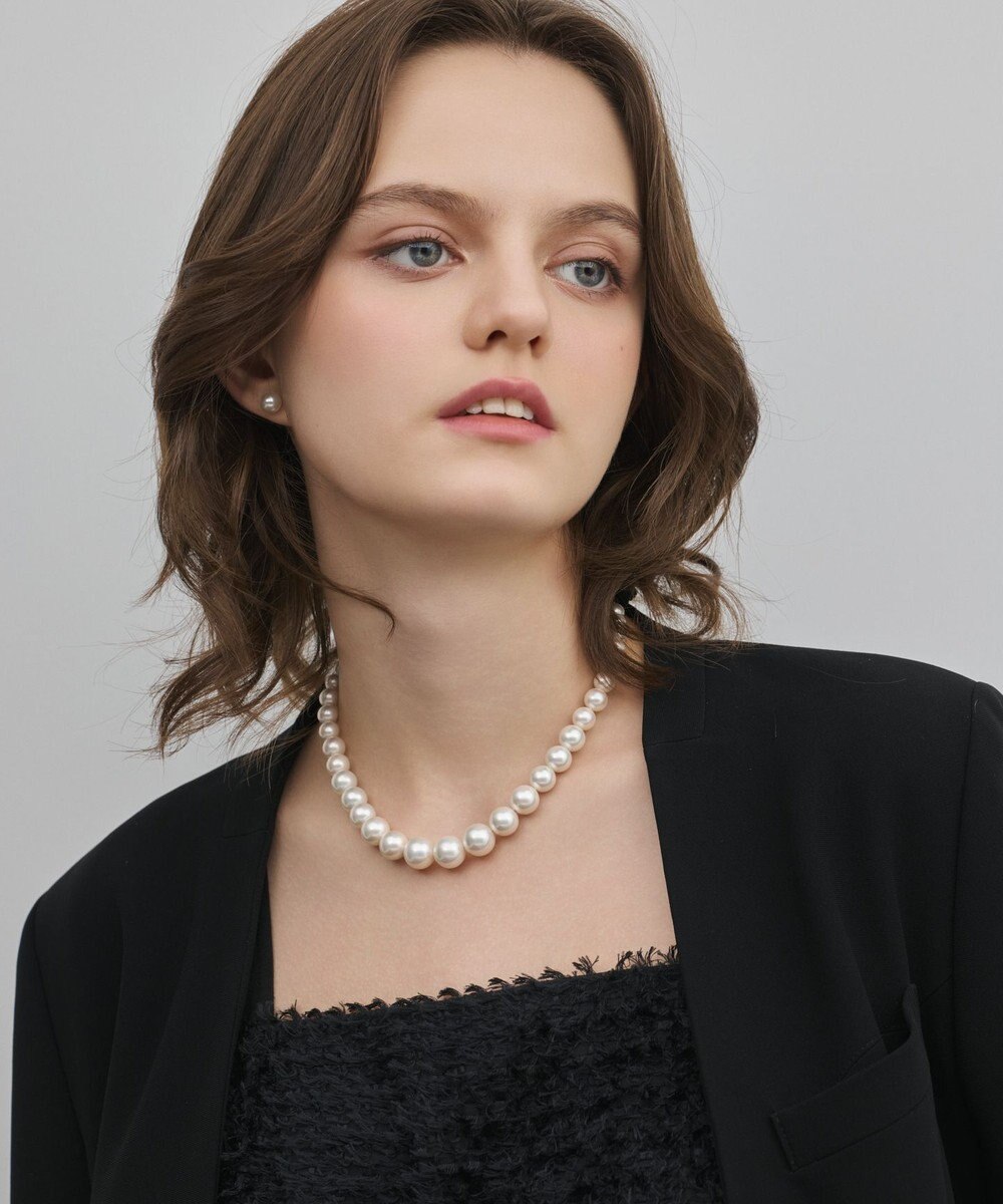 GRACE CONTINENTAL パールリボンネックレス 