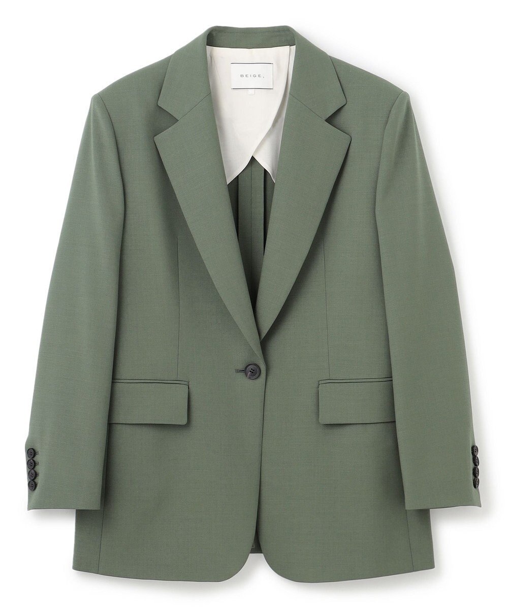 BEIGE， 【Oggi 6月号掲載】OREGANO / サマーウールテーラードジャケット 