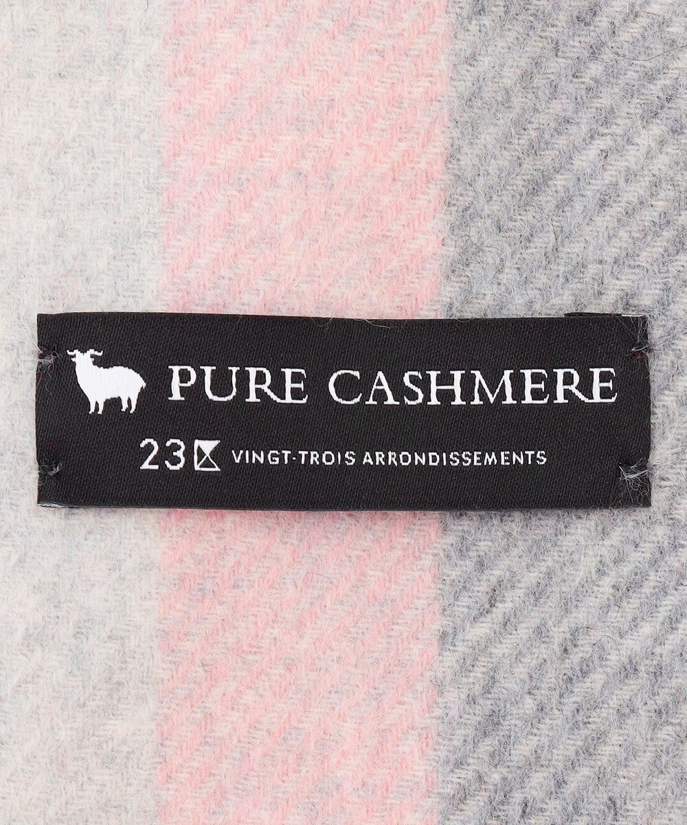 23区 【VERY掲載】カシミヤ チェック ストール 