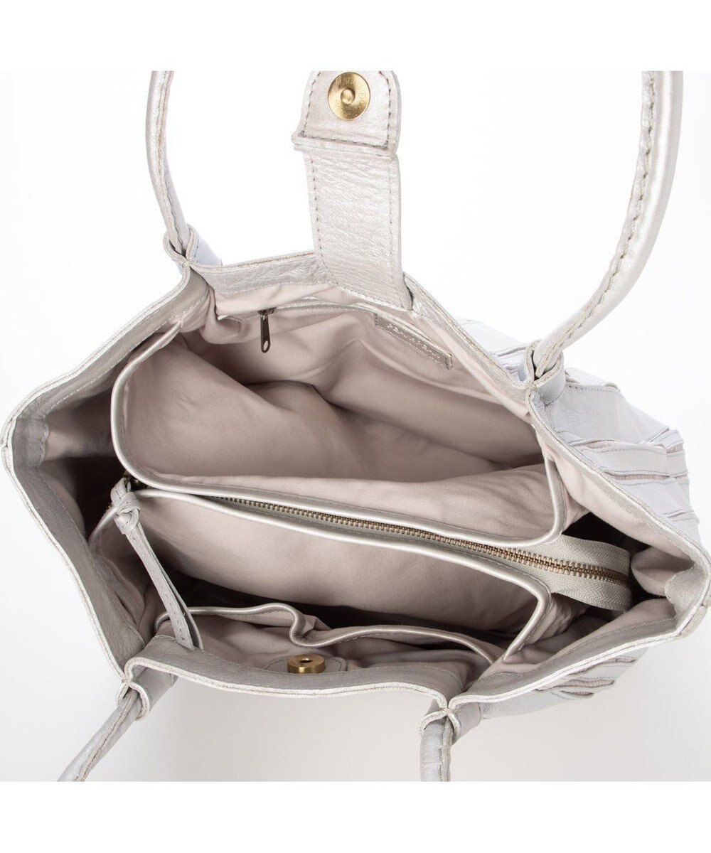 UNBILLION ピークスピーク PEAKS PEAK / ソフトレザーマルチストライプトート 