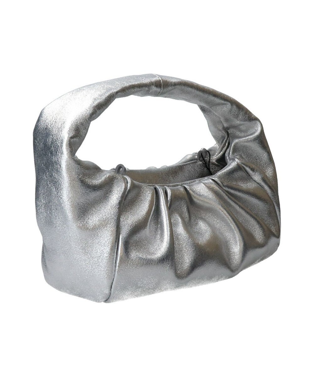 INTER-CHAUSSURES 【ANDREA CARDONE ITALI】ギャザーレザーホーボーバッグ 