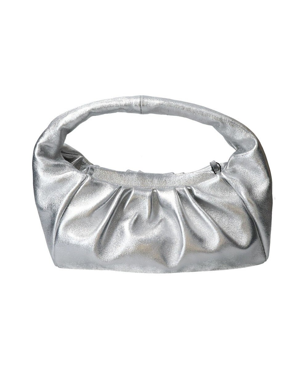 INTER-CHAUSSURES 【ANDREA CARDONE ITALI】ギャザーレザーホーボーバッグ 