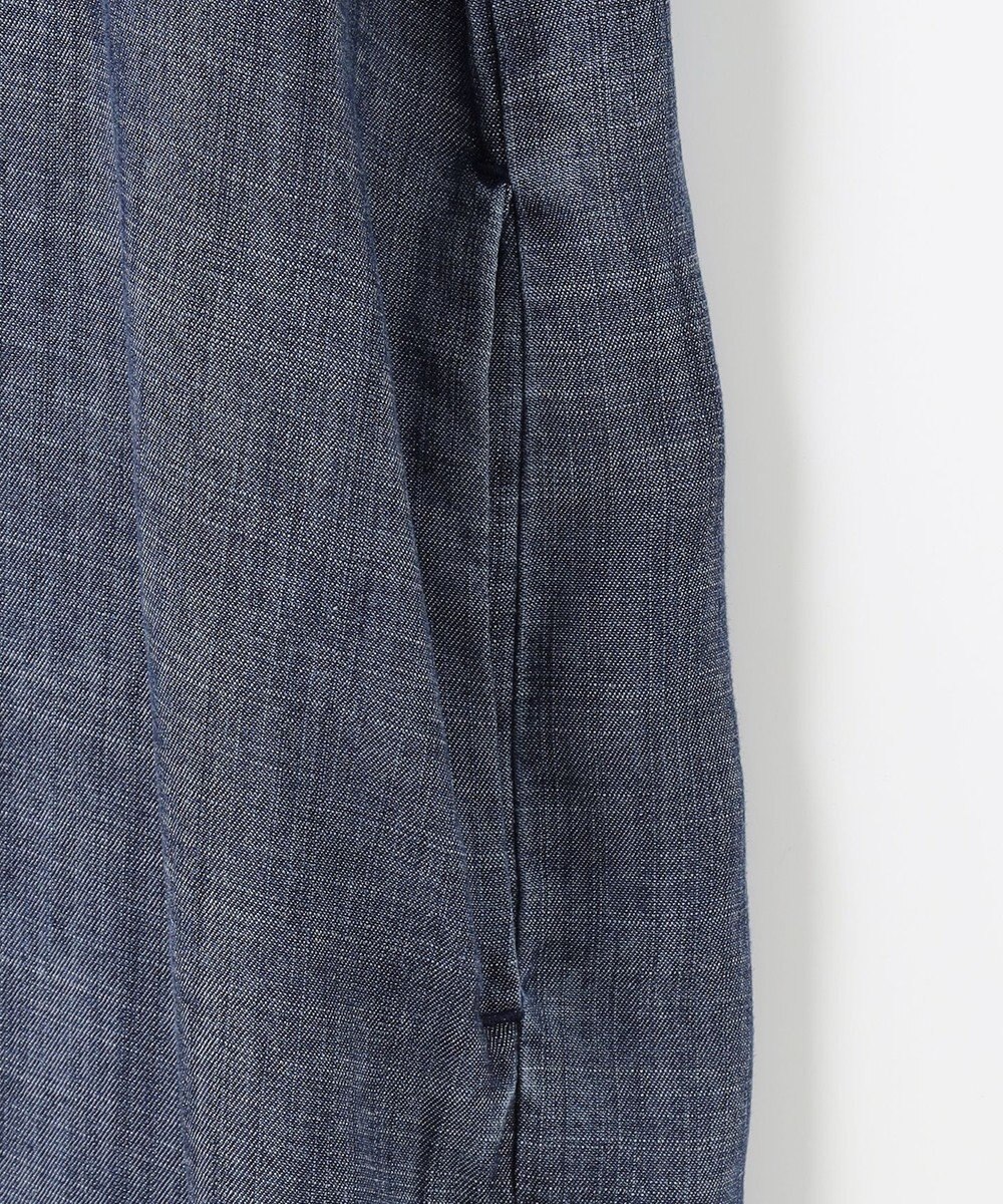 自由区 【洗える・XSサイズあり】テンセルリネンデニム ワンピース 