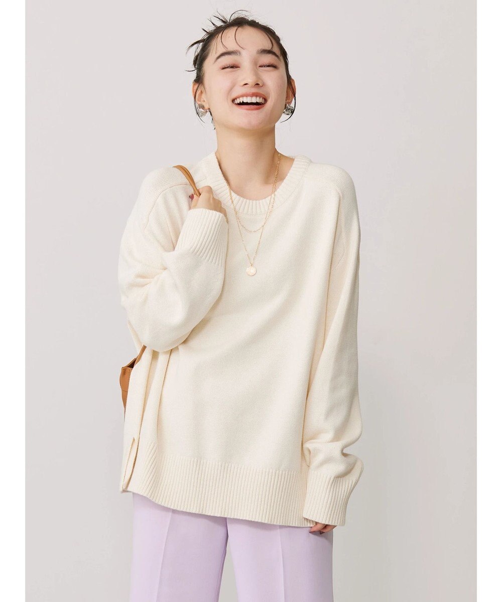 AMERICAN HOLIC クルーネックＢＩＧニットプルオーバー 