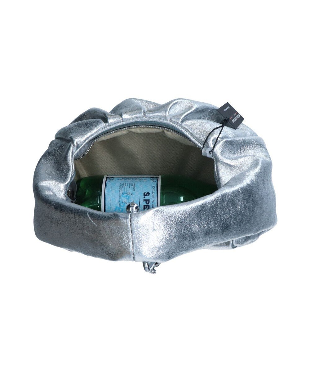 INTER-CHAUSSURES 【ANDREA CARDONE ITALI】ギャザーレザーホーボーバッグ 