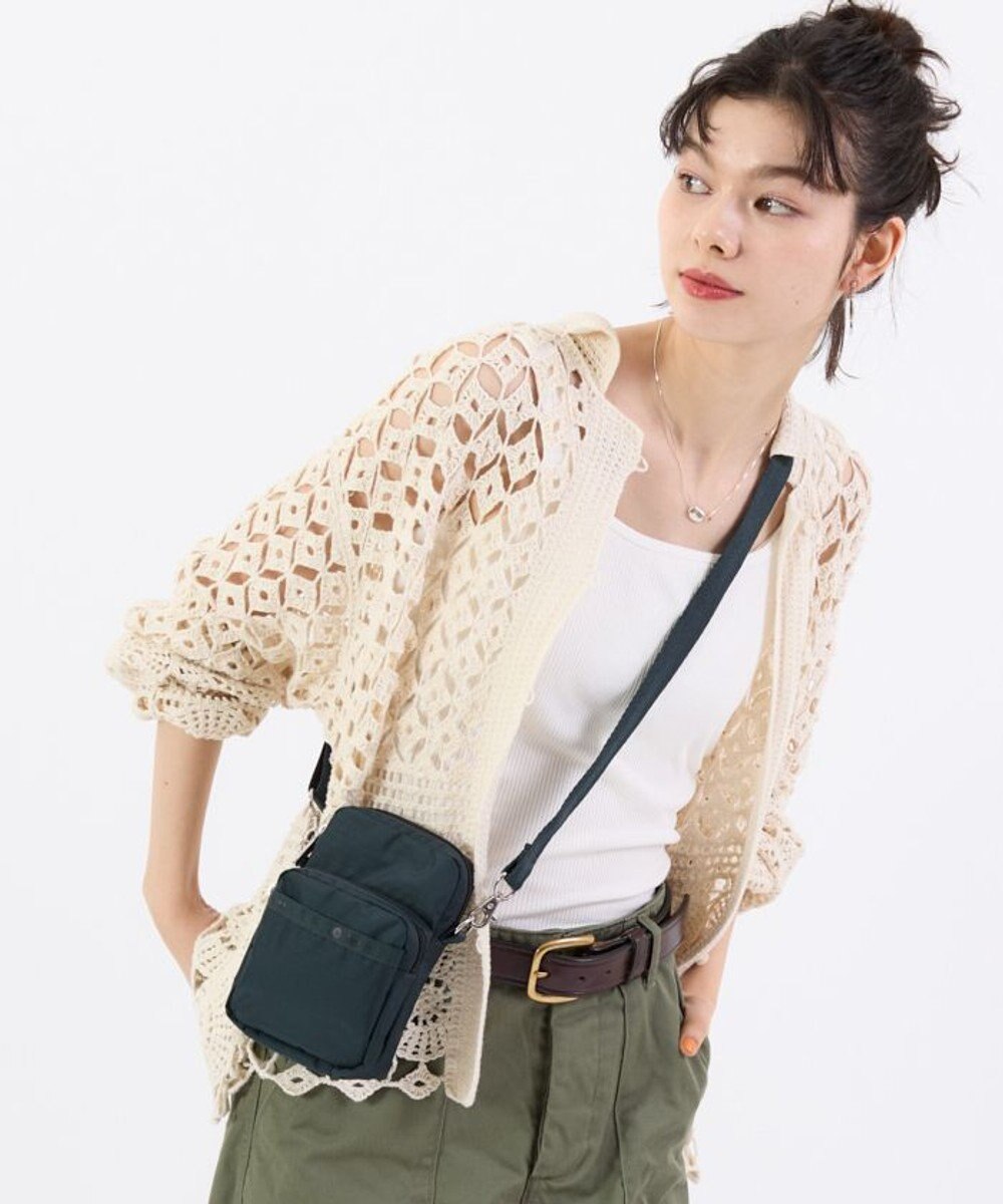 LeSportsac MINI PHONE BAG/ミッドナイトグリーン 