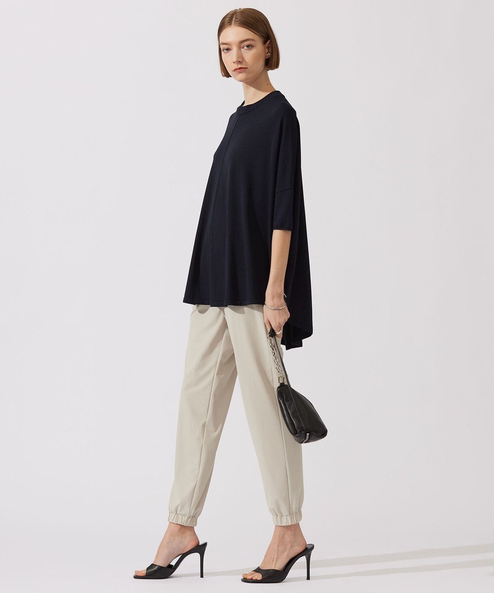 ICB 【新色追加・接触冷感・UVカット・洗える】 ヴィスコースナイロンハイゲージ 半袖プルオーバー 