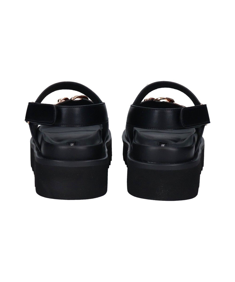 Bridget Birkin 【PARADIS COULEUR】メタルチェーン厚底フットベッドサンダル 