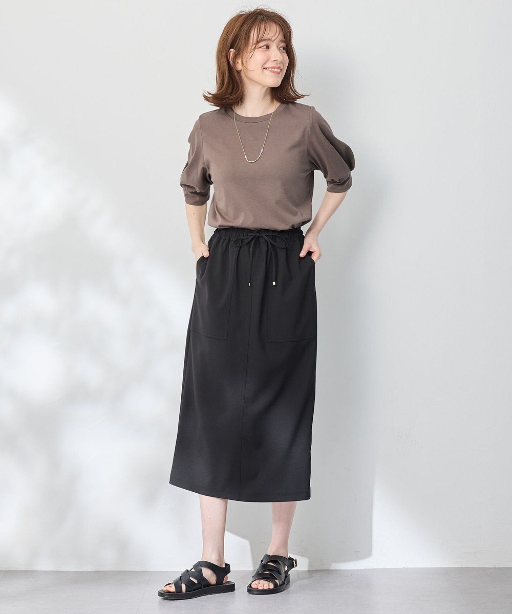 ANY 【セットアップ可能/UVケア/接触冷感/ストレッチ】イージーケアタイトスカート 