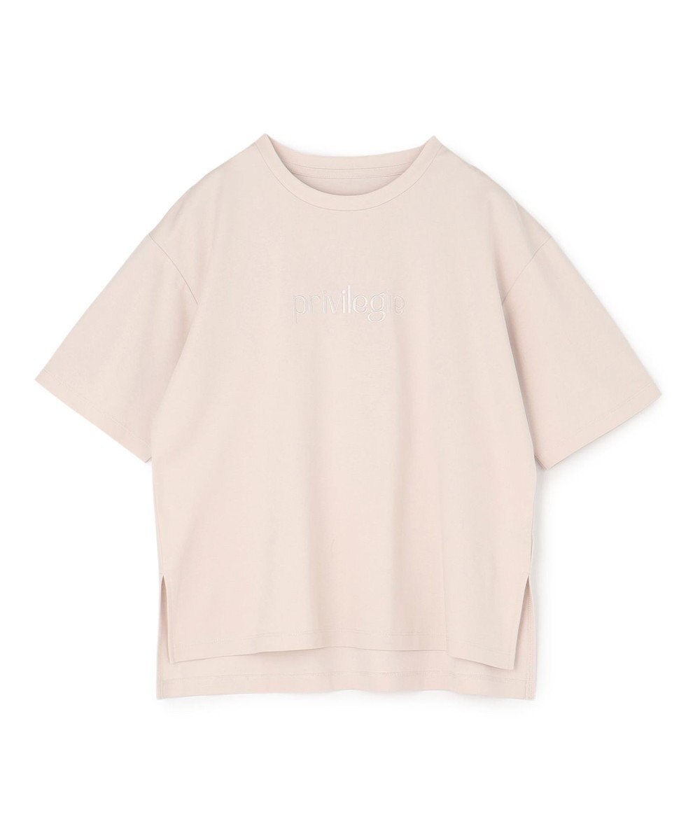 UNFILO BEAUTY FORM ロゴ刺繍 半袖Tシャツ 