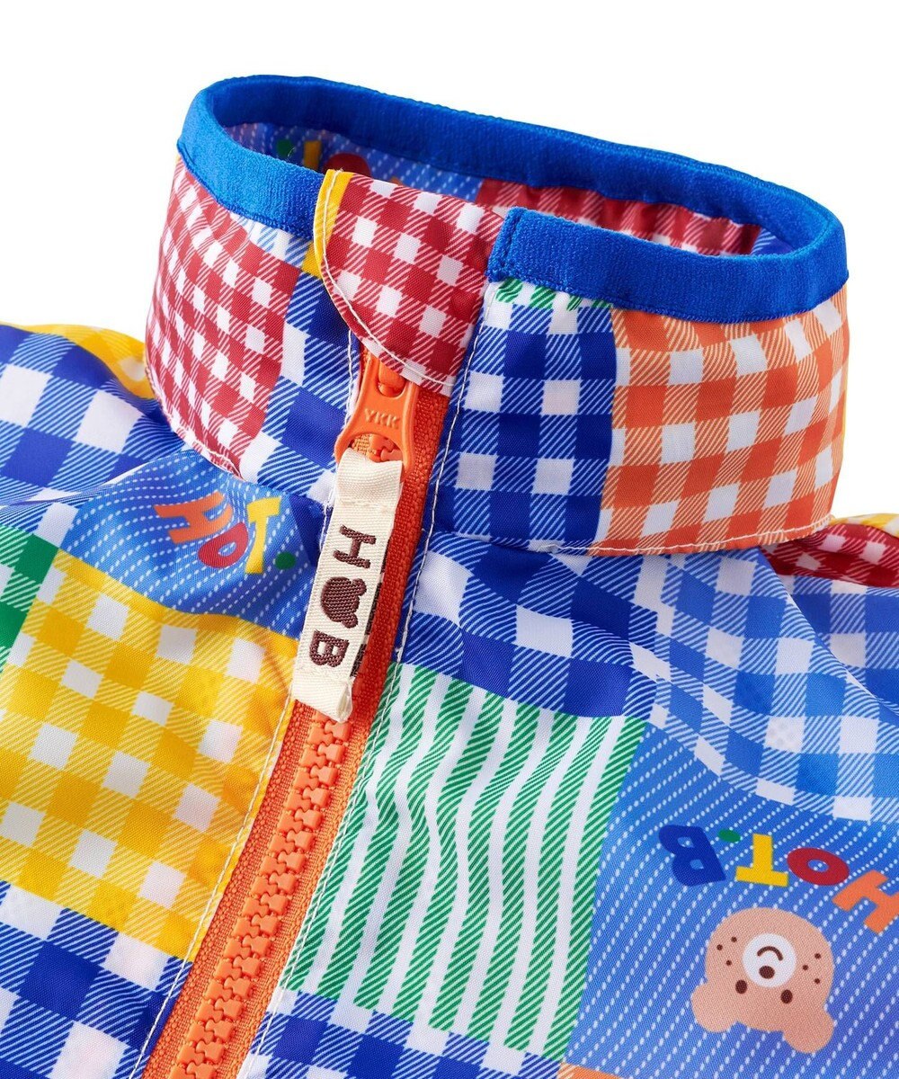 MIKI HOUSE HOT BISCUITS 【80-120cm】 総柄 はっ水 ウインドブレーカー 